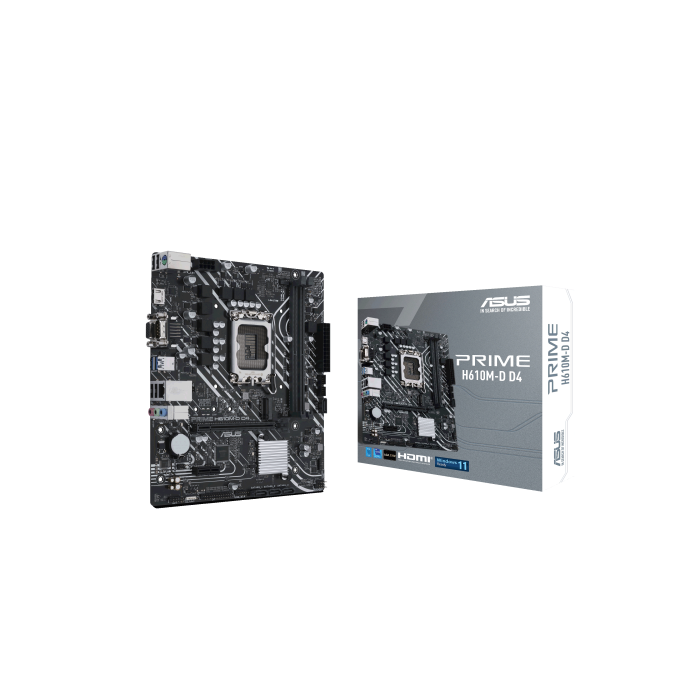 Asus 90MB1A00-M0EAY0 Placa Base Prime H610M-D D4 LGA 1700 Intel H610 Micro ATX DDR4 PCIe 4.0 para 12ª/13ª Gen. 5 Asus 90MB1A00-M0EAY0 Placa Base Prime H610M-D D4 LGA 1700 Intel H610 Micro ATX DDR4 PCIe 4.0 para 12ª/13ª Gen. 5