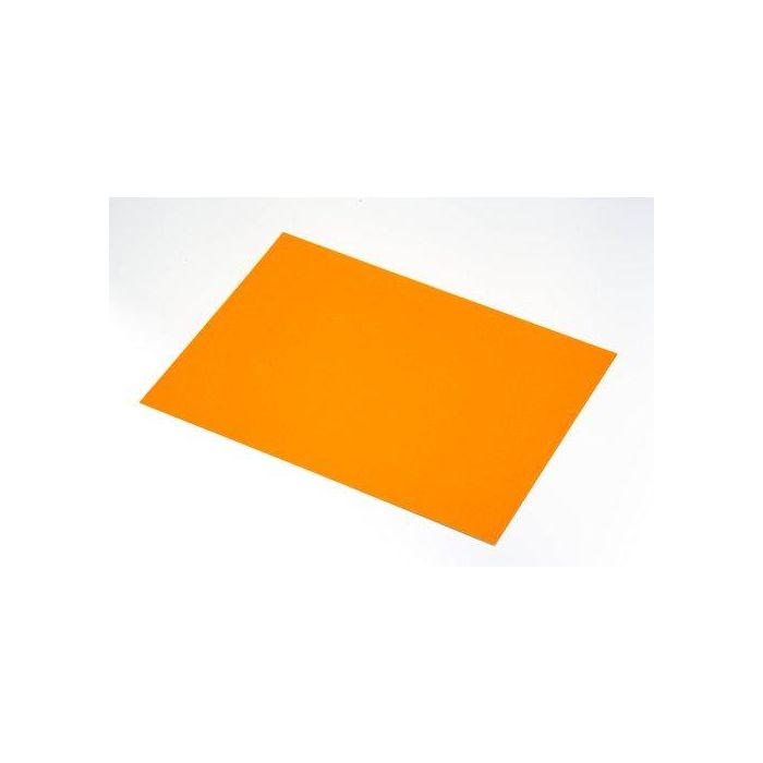 Sadipal Cartulina fluorescente naranja 50x65 cm 230 gr, para dibujo, cartelería y manualidades