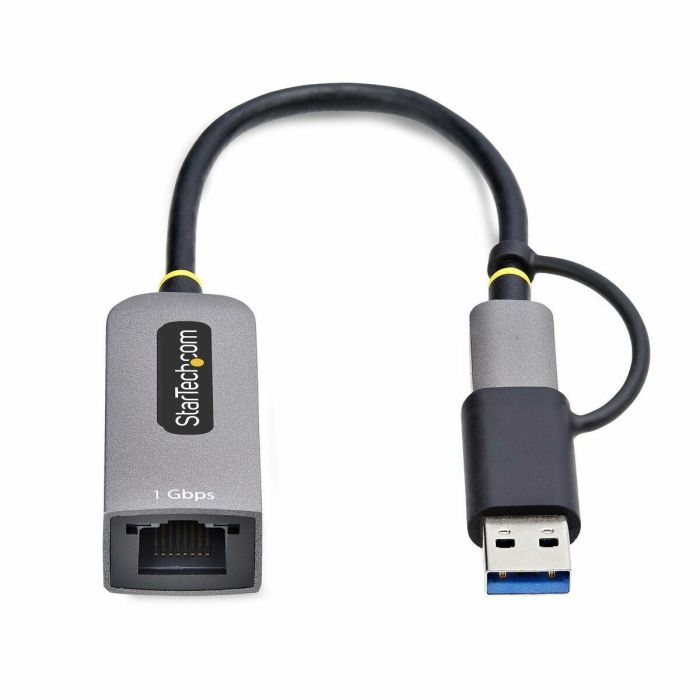 Cable USB Startech C21GA-USB-ETHERNET Gris 6 Cable USB Startech C21GA-USB-ETHERNET Gris 6