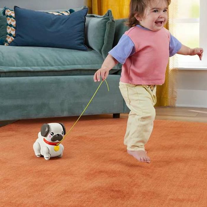 Perro de paseos perrito pug fisher-price. mueve las orejas las patas y emite sonidos de ladridos. 4