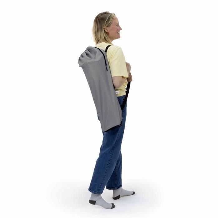Hamaca plegable para bebé BRIGHT STARS Pop 'N Chill gris, con protección solar FPS +50 y bolsa de transporte incluida 4 Hamaca plegable para bebé BRIGHT STARS Pop 'N Chill gris, con protección solar FPS +50 y bolsa de transporte incluida 4