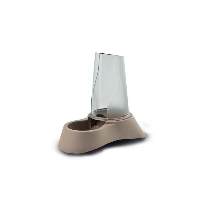 Nayeco Tolva Nuvola 3.5L - Dispensador Comedero y Bebedero para Mascotas, Multifunción, Plástico sin BPA, Semicompacto