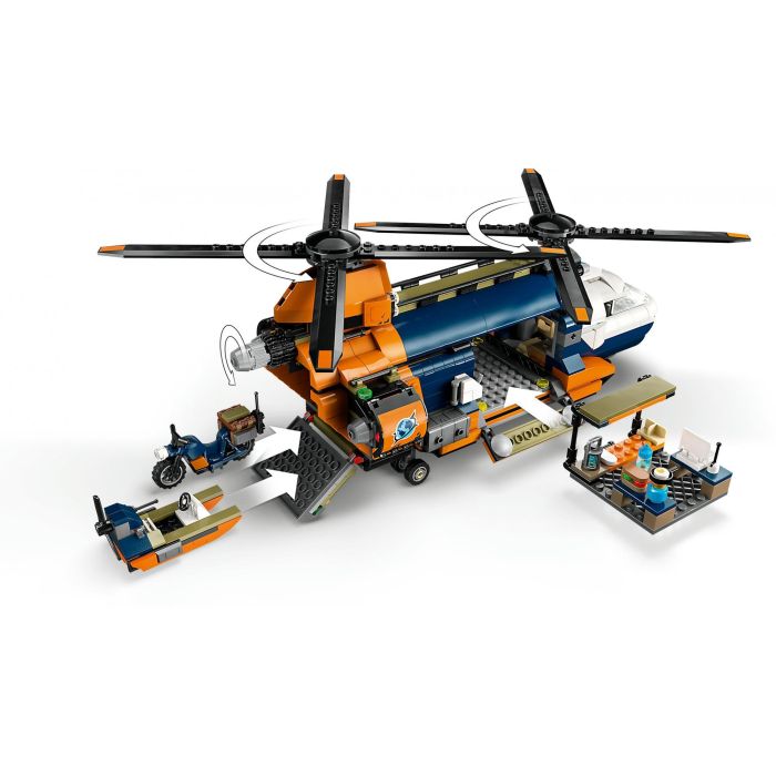 LEGO 60437 City Helicóptero del Explorador de la Selva al Campamento Base, Juguete de construcción para niños 8 Años+ 5 LEGO 60437 City Helicóptero del Explorador de la Selva al Campamento Base, Juguete de construcción para niños 8 Años+ 5