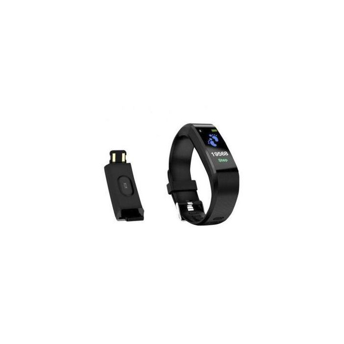 PULSERA DE ACTIVIDAD MUVIT IO SPORT AQUA NEGRA - PANTALLA LCD COLOR 2.44CM - GPS - MULTIDEPORTE - PULSÓMETRO - NOTIFICACIONES - IP68 - BA. 120 1 PULSERA DE ACTIVIDAD MUVIT IO SPORT AQUA NEGRA - PANTALLA LCD COLOR 2.44CM - GPS - MULTIDEPORTE - PULSÓMETRO - NOTIFICACIONES - IP68 - BA. 120 1