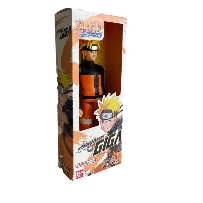 Figura articulada grande - BANDAI - Anime Heroes - Naruto Shippuden - Mega Figura Anime Heroes 30 cm - Naruto Uzumaki 2