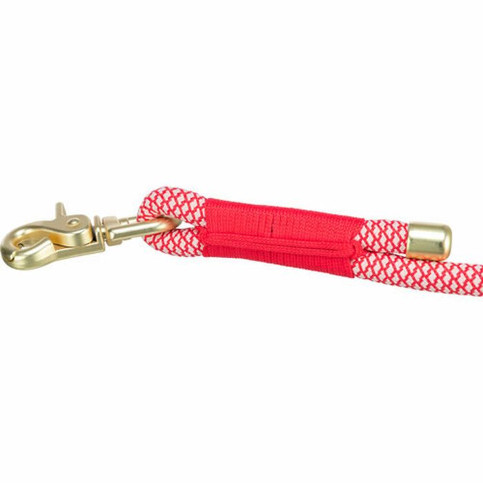 Ramal ajustable para perro Trixie Soft Rope Rojo Crema S S/XL 5