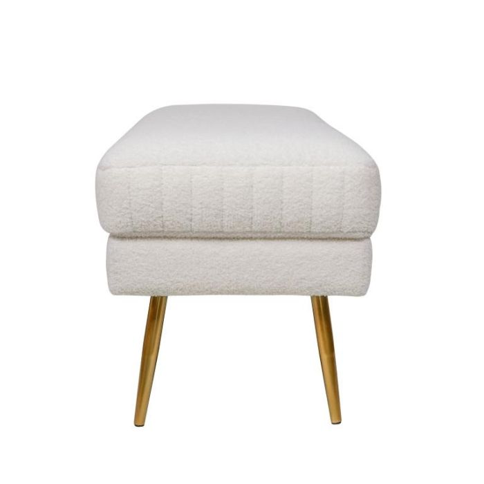 DKD Home Decor Descalzadora Blanco Dorado 106 x 45 x 50 cm 1