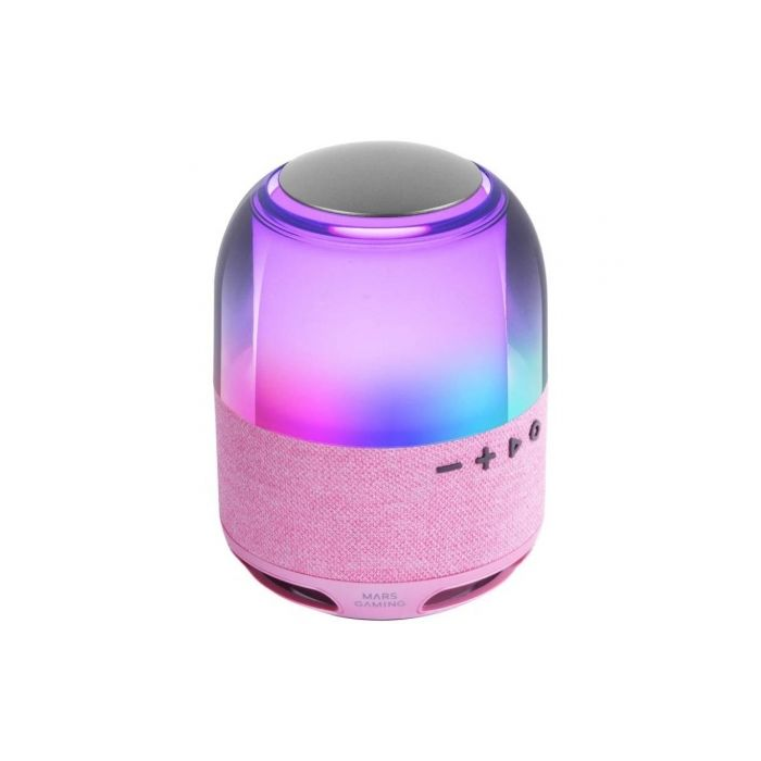 Altavoz con Bluetooth Mars Gaming MS-FLOW/ 15W/ 1.0/ Rosa