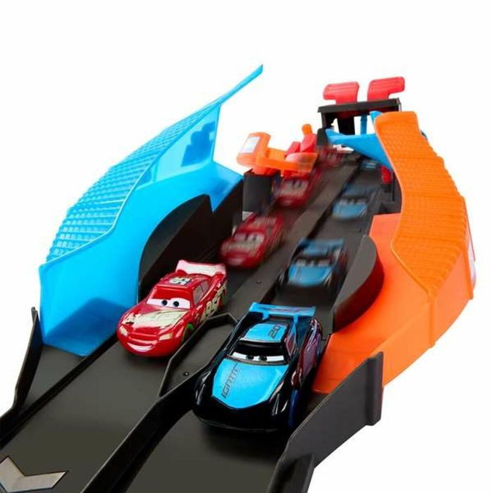 Mattel HPD80 Circuit Glow Racers Juguete de Carreras que Brilla en la Oscuridad para Niños a partir de 4 Años 4