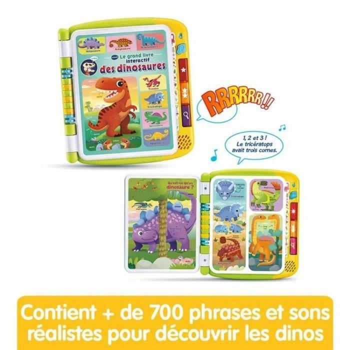 VTECH EL GRAN LIBRO INTERACTIVO DE DINOSAURIOS 4 VTECH EL GRAN LIBRO INTERACTIVO DE DINOSAURIOS 4