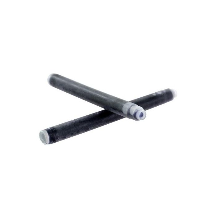 Waterman Tinta Estilográfica Azul/Negro Estándar, Caja con 8 Cartuchos