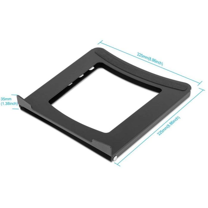 MANHATTAN Soporte de Notebook Ajustable 5 Niveles para Portátiles de 10"-15.6" 12