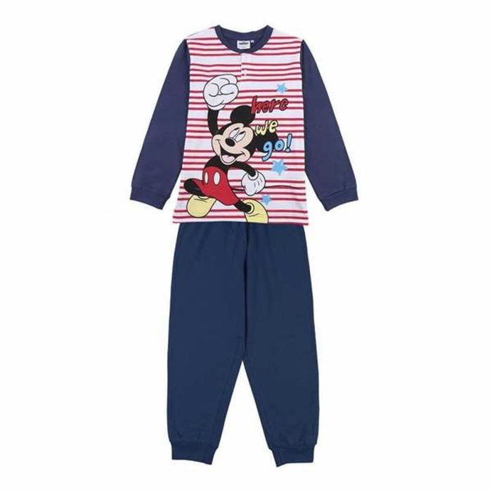 Pijama largo single jersey algodón mickey talla 3 años Pijama largo single jersey algodón mickey talla 3 años