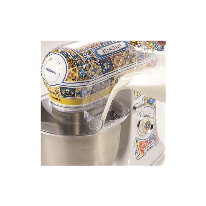 Ariete Robot de Cocina 5.5L Positano, Acero Inoxidable, 10 Velocidades, Función Pulse 4 Ariete Robot de Cocina 5.5L Positano, Acero Inoxidable, 10 Velocidades, Función Pulse 4