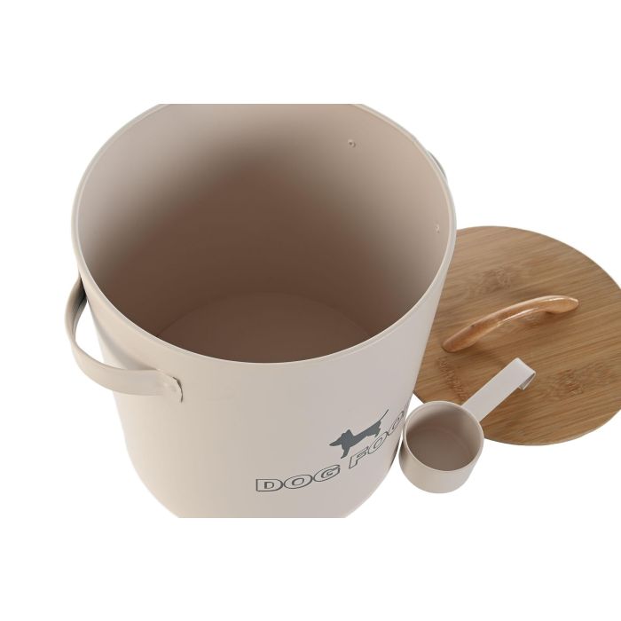 Bote Basicos DKD Home Decor Beige Natural 21.7 x 26 x 25 cm 2 Bote Basicos DKD Home Decor Beige Natural 21.7 x 26 x 25 cm 2