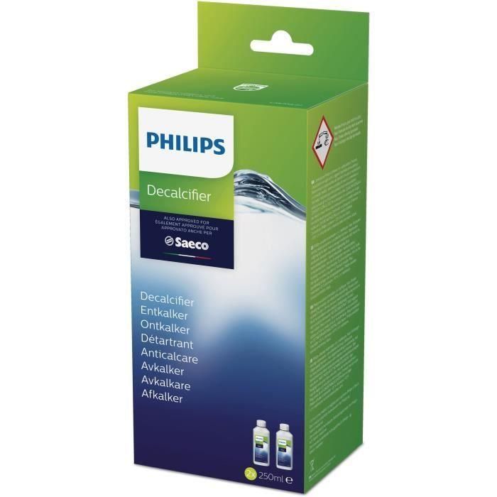 Philips CA6700/22 Descalcificador para Cafeteras Espresso, Juego de 2 Botellas de 250 ml 1