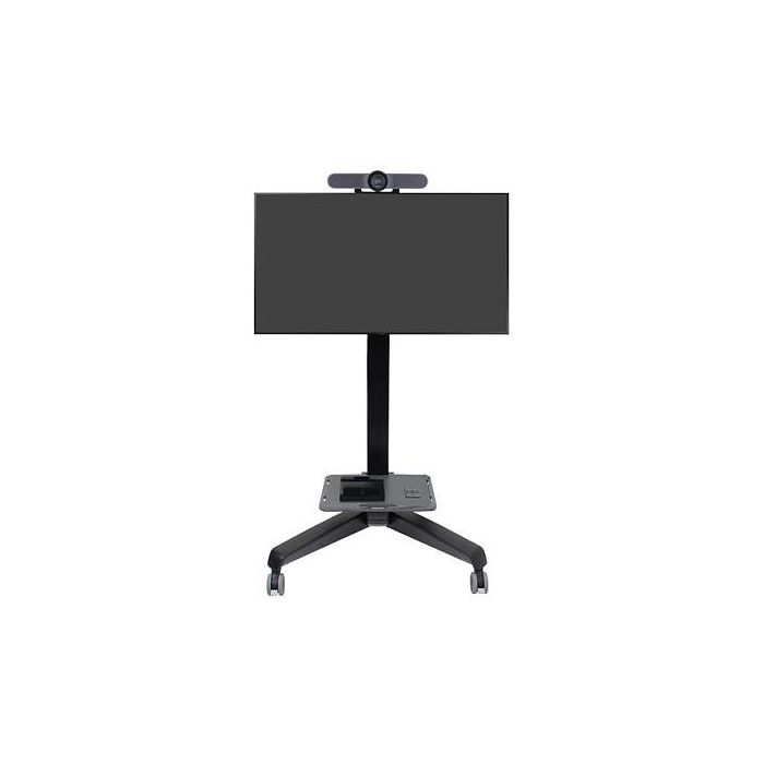 Ergotron Neo-Flex Mobile MediaCenter VHD - Carro Multimedia para TV Plana, Soporta 37" a 65", 41 kg, Negro