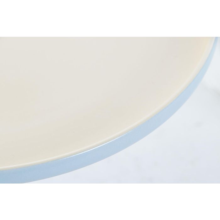 DKD Home Decor Plato Scandi New Bone Multicolor 25x25 cm Pack 12 Unidades Apto Microondas Lavavajillas Surtido Aleatorio 2