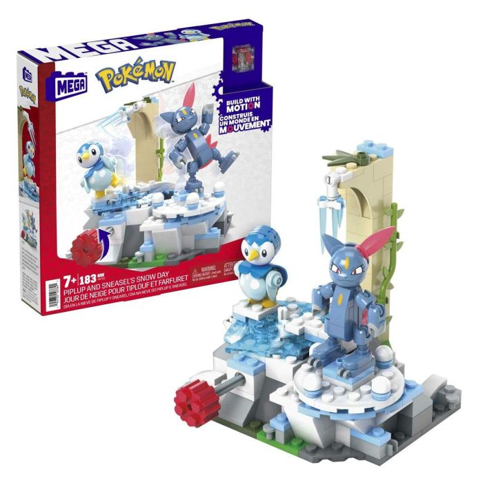 Mega Construx Pokemon Piplup Y Sneasel Hkt20 Mattel Mega Construx Pokemon Piplup Y Sneasel Hkt20 Mattel