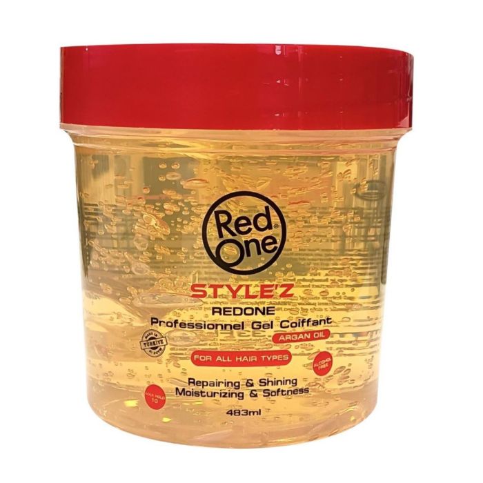 Red One Gel Fijador con Aceite de Argán 483 ml