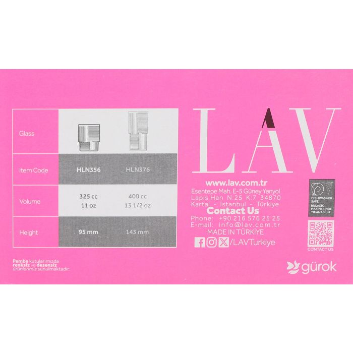 Set de 6 vasos Helen 325 cc - Lav (8 Cajas) 2 Set de 6 vasos Helen 325 cc - Lav (8 Cajas) 2