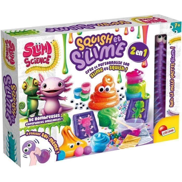 Lisciani Giochi LIS8008324110407 Kit Científico Squish & Slime con Componentes Varios y Recetas Ilustradas