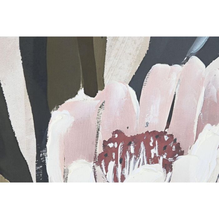 Lienzo Home ESPRIT Verde Rosa Flores Moderno (2 Unidades) 2 Lienzo Home ESPRIT Verde Rosa Flores Moderno (2 Unidades) 2