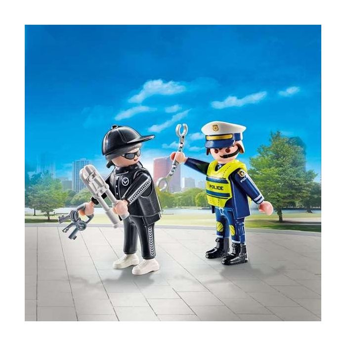 Policía y ladrón playmobil action heroes. 2 Policía y ladrón playmobil action heroes. 2