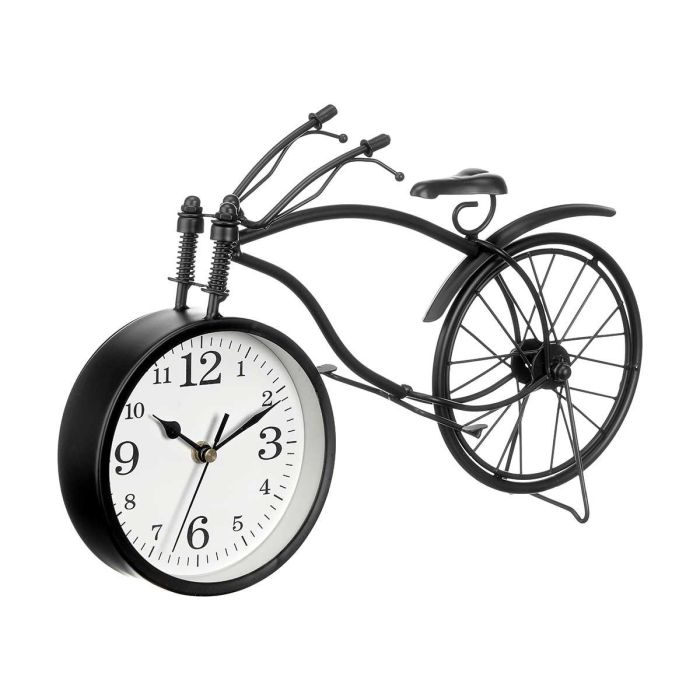 Reloj Forja Bicicleta Negro 22 cm - Giftdecor (4 Unidades) 2 Reloj Forja Bicicleta Negro 22 cm - Giftdecor (4 Unidades) 2