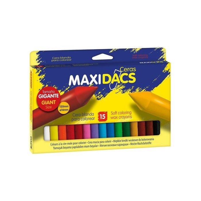 Dacs Ceras Maxidacs Tamaño Gigante 120 mm - Estuche de 15 Unidades