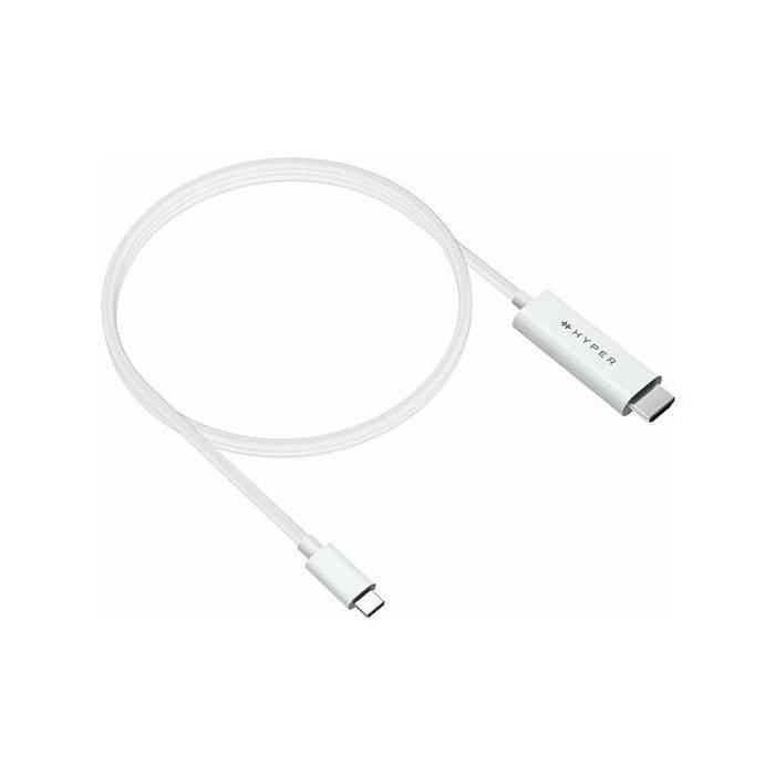 Targus HD6007WHGL Cable Adaptador USB-C a HDMI 4K, 2.5m, Blanco Targus HD6007WHGL Cable Adaptador USB-C a HDMI 4K, 2.5m, Blanco