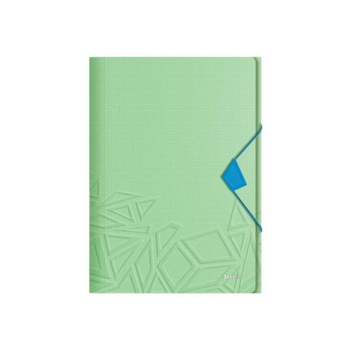 Carpeta De Gomas Y Solapas Leitz Urban Chic Pp A4 Verde 10 unidades