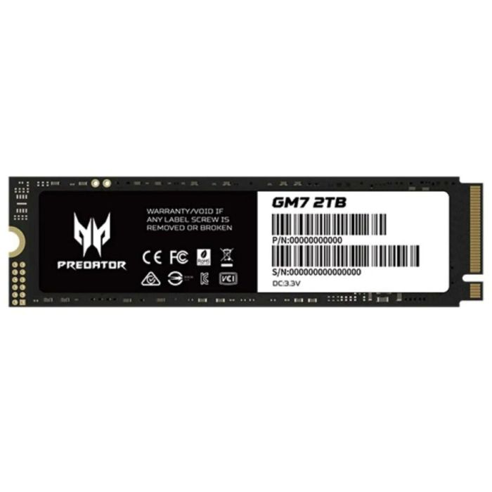 ACER Disco Duro Predator SSD GM7 M.2 NVMe PCIe Gen 4*4 2TB 0 ACER Disco Duro Predator SSD GM7 M.2 NVMe PCIe Gen 4*4 2TB 0