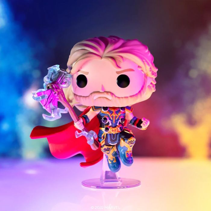 Funko Pop! 62421 Figura de Vinilo Thor Love and Thunder Marvel 9 cm 4