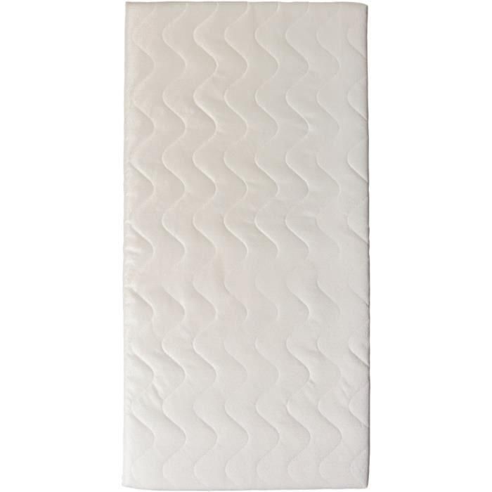 Colchón termo confort - 60 x 120 x 10 cm - Blanco - TINEO 5