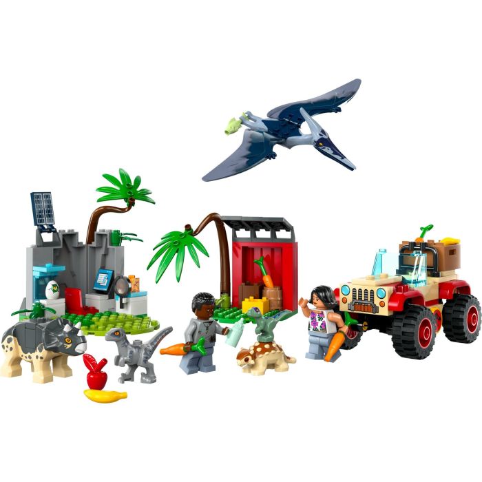 LEGO 76963 Jurassic World Centro de Rescate de Bebés Dinosaurios, Juguete con Figuras de Triceratops y Velociraptor 1 LEGO 76963 Jurassic World Centro de Rescate de Bebés Dinosaurios, Juguete con Figuras de Triceratops y Velociraptor 1