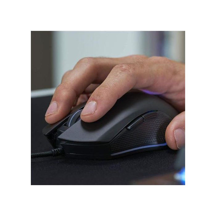 THE G-LAB Ratón Gaming Inalámbrico Negro, Azul, 6 Botones, 2400 DPI, USB Tipo A, KULT-HELIUM WL 1