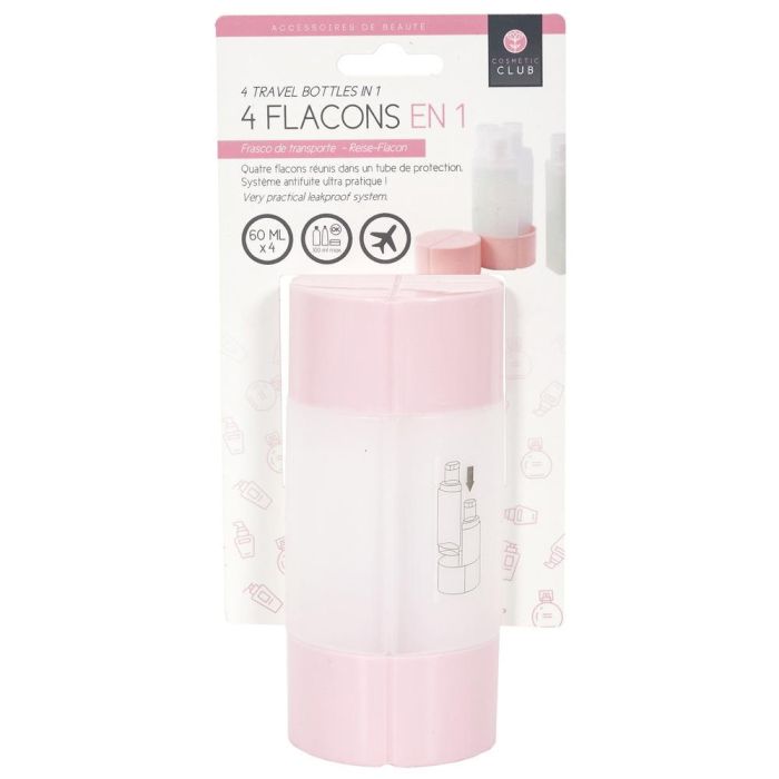 Cosmetic Club Frasco Transportar 4 En 1 para Cosméticos 60ml 1 Cosmetic Club Frasco Transportar 4 En 1 para Cosméticos 60ml 1