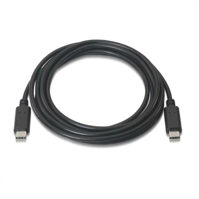 AISENS - CABLE USB 2.0 3A, TIPO USB-C/M-USB-C/M, NEGRO, 3.0M 12