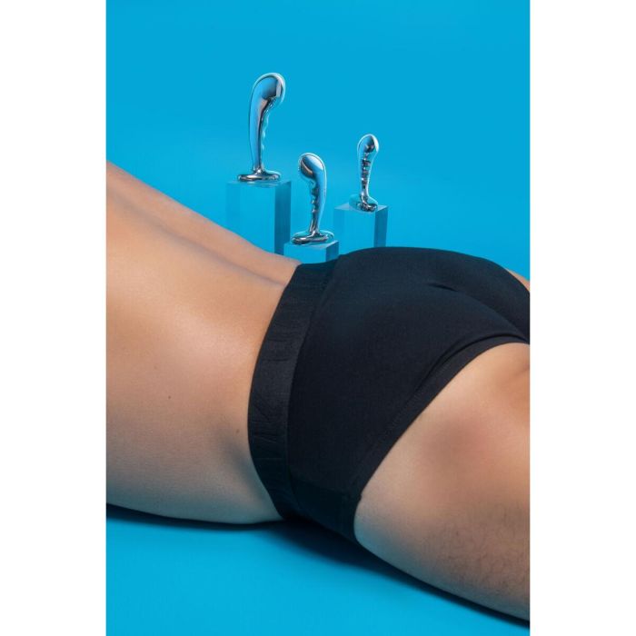 Plug Anal B-Vibe Plateado 11 Plug Anal B-Vibe Plateado 11