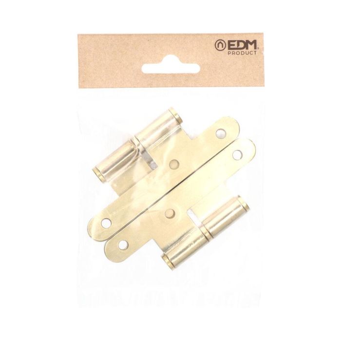 Pernio sin remate pn04 derecha 100x58mm latón satinado 1 Pernio sin remate pn04 derecha 100x58mm latón satinado 1