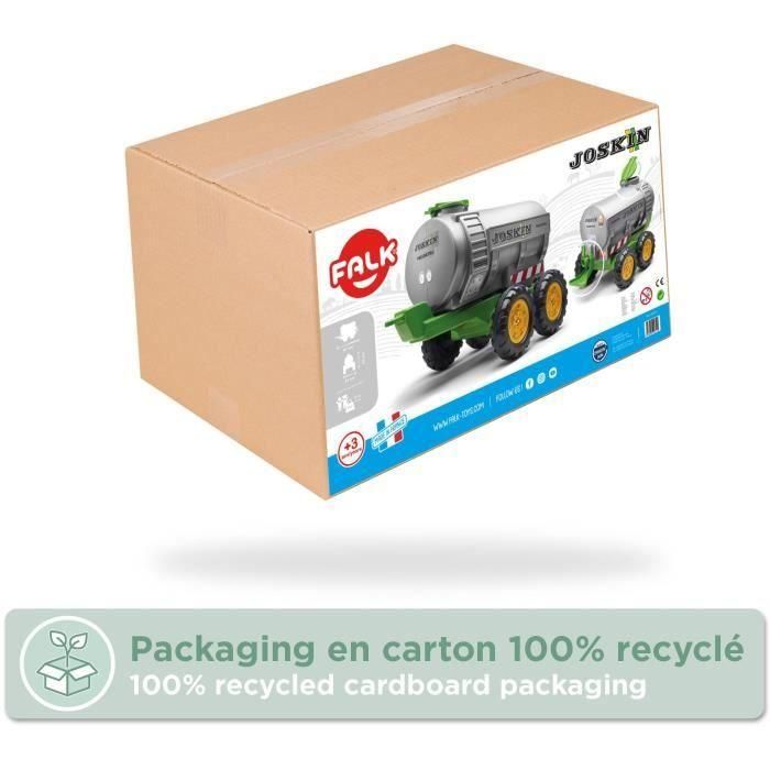 Falk Remolque Cisterna Joskin Volumetra 30L con Grifo y Esparcidor para Tractor Niños 3 a 7 Años 5 Falk Remolque Cisterna Joskin Volumetra 30L con Grifo y Esparcidor para Tractor Niños 3 a 7 Años 5