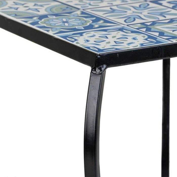 Soporte para Maceta Alexandra House Living Negro Hierro Azulejo 33 x 37 x 33 cm 3 Piezas 2