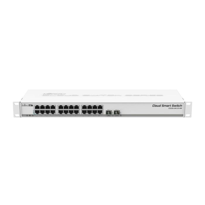 Mikrotik CSS326-24G-2S+RM Switch Conmutador Gigabit Ethernet 24 Puertos RJ45 + 2 SFP+ 10Gbps Administrado PoE Rack 1U