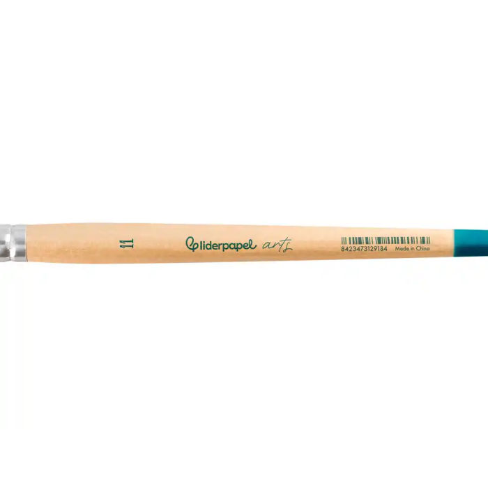 Liderpapel Pincel Nº 11 Punta Filbert/Lengua de Gato Pelo Sintético para Acrílica y Acuarela Certificado 3