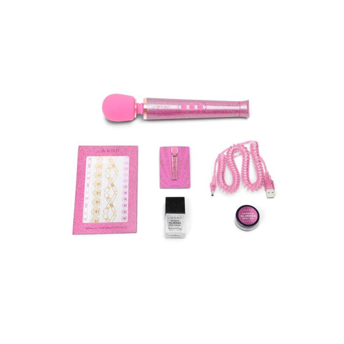 Vibrador Le Wand All That Glimmers Set Rosa 6 Vibrador Le Wand All That Glimmers Set Rosa 6