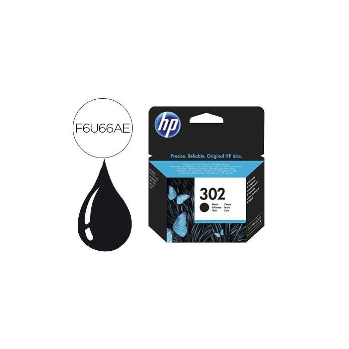 Hp Tinta Negro Officejet 3830 All-In-One Nº 302