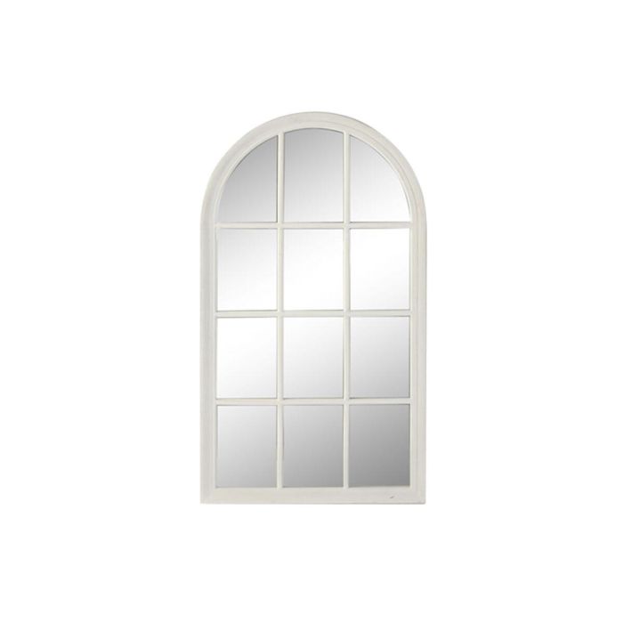Espejo de pared Home ESPRIT Blanco Ventana 80 x 4 x 140 cm