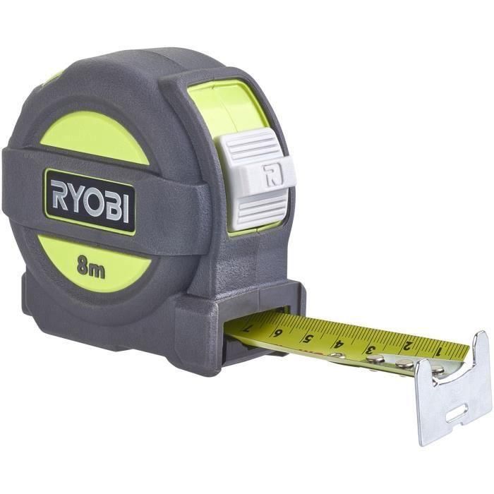 Ryobi RYO4892210172853 Cinta Métrica 8 m Ancho 25 mm