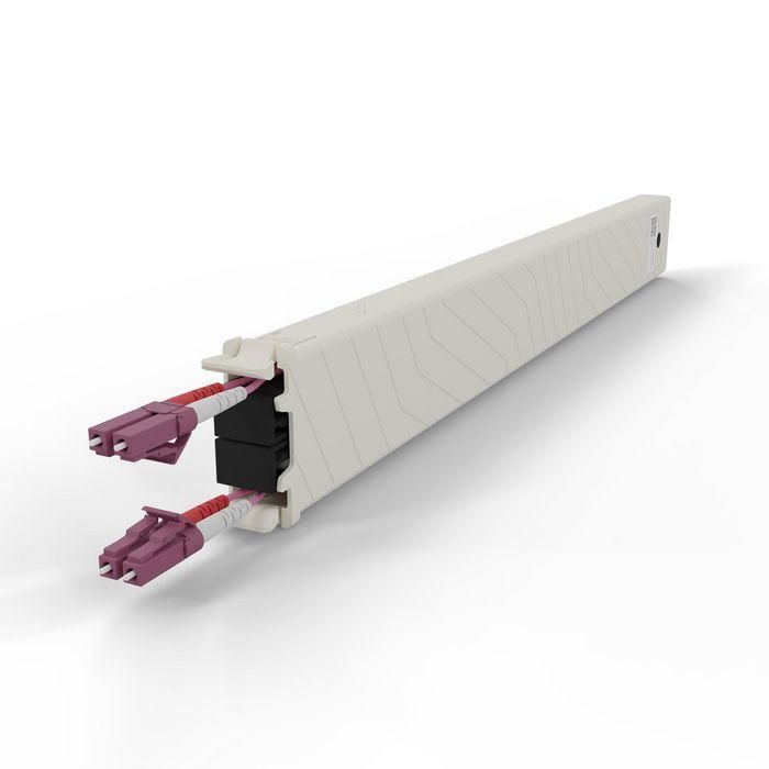 PATCHBOX patchbox.one Cassette de Cable Modular Fibra Óptica OM4 LC-LC para Frame 8RU con Corning ClearCurve 1